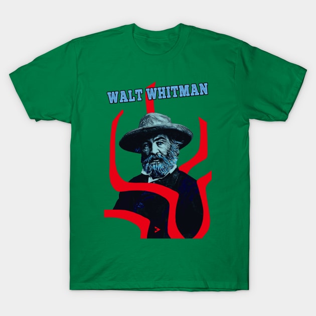 Walt Whitman - Song of the Open Road T-Shirt by Exile Kings 